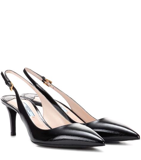 prada sneakers high heels|Prada slingback kitten heel pumps.